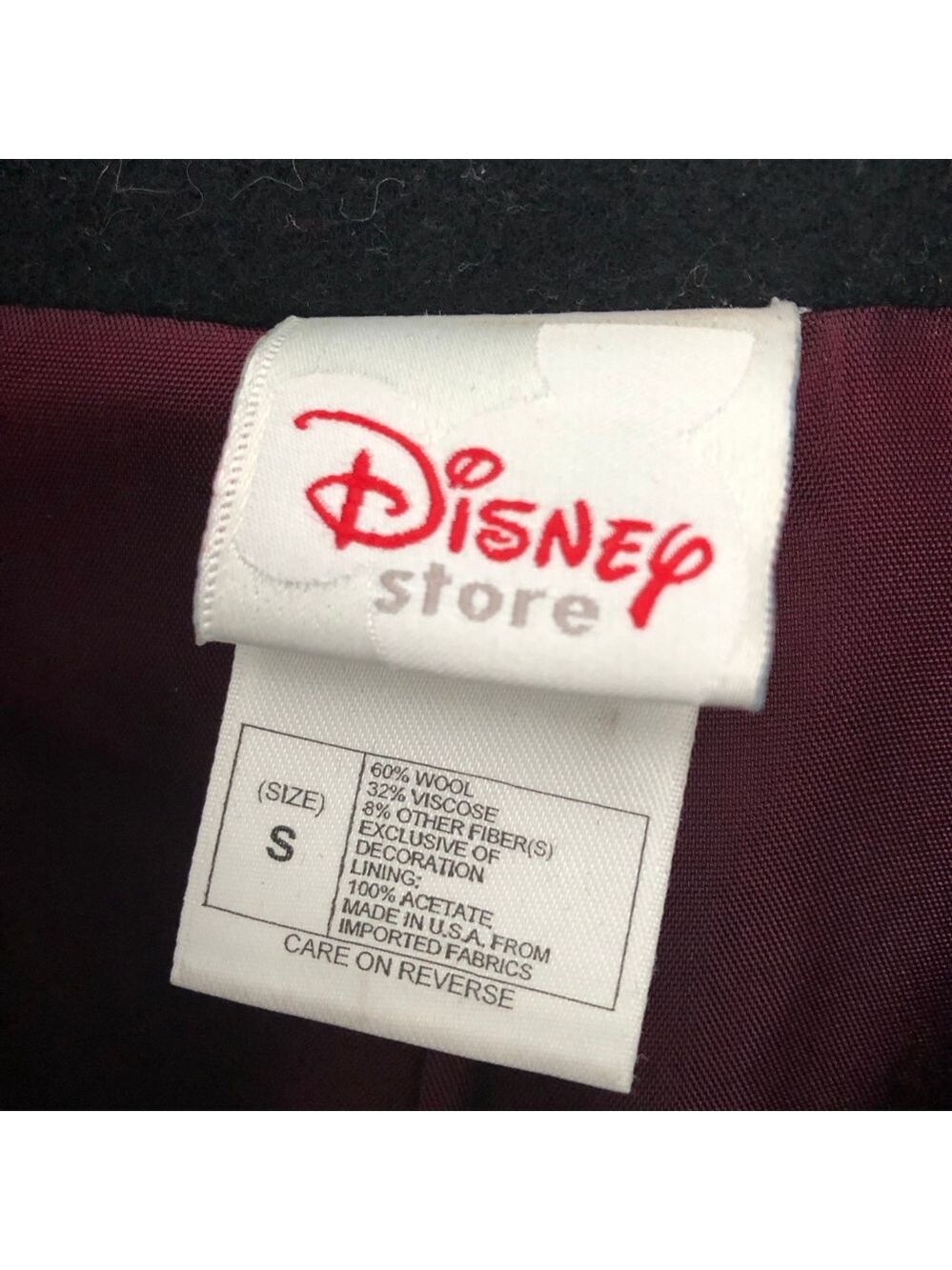 DISNEY Pooh Bear Vintage Hooded Jacket Size Small Velour Trim - Picture 4 of 12